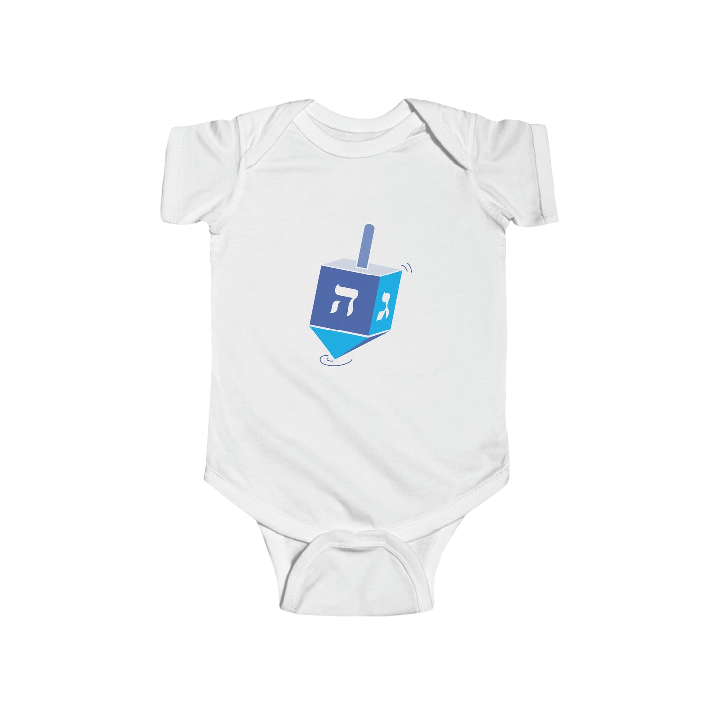 Blue Dreidel Infant Fine Jersey Bodysuit