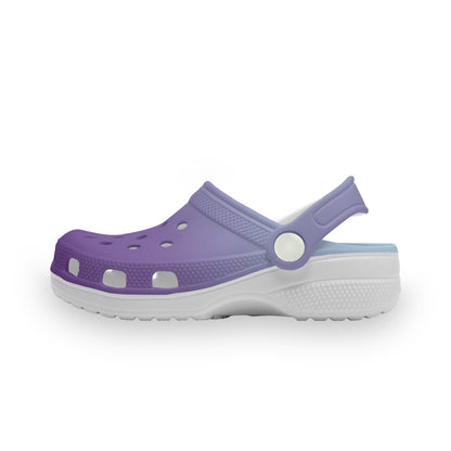 Purple Ombre  Children's Hole Shoes