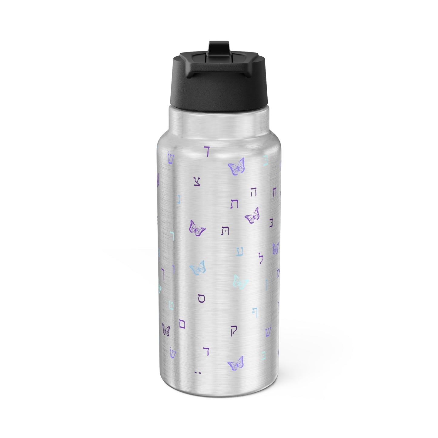 Purple Butterflies Gator Tumbler, 32oz