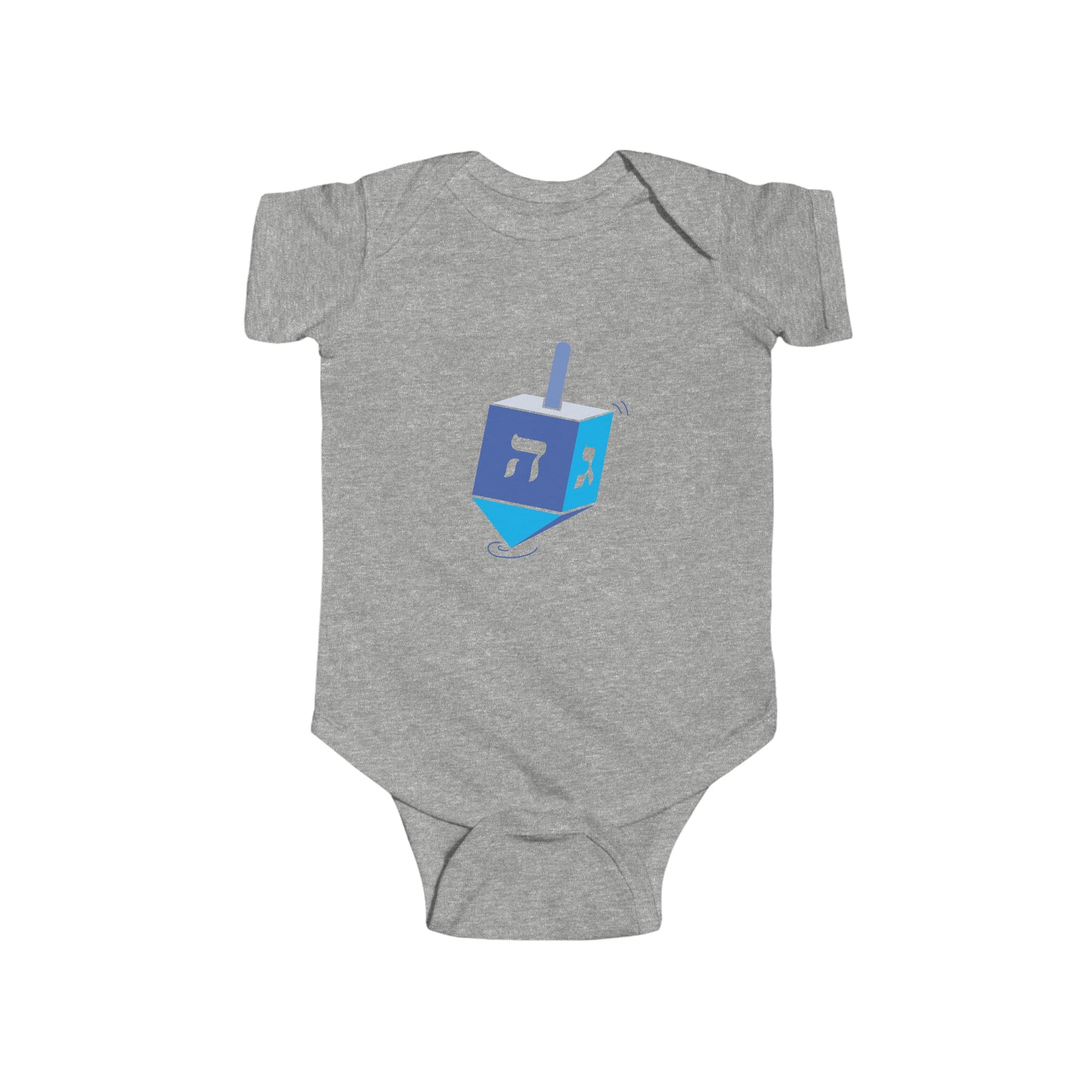 Blue Dreidel Infant Fine Jersey Bodysuit