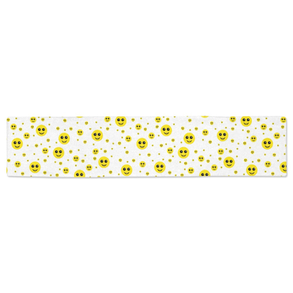 Smiley Thickiy Ronior Table Runner 16"x 72"