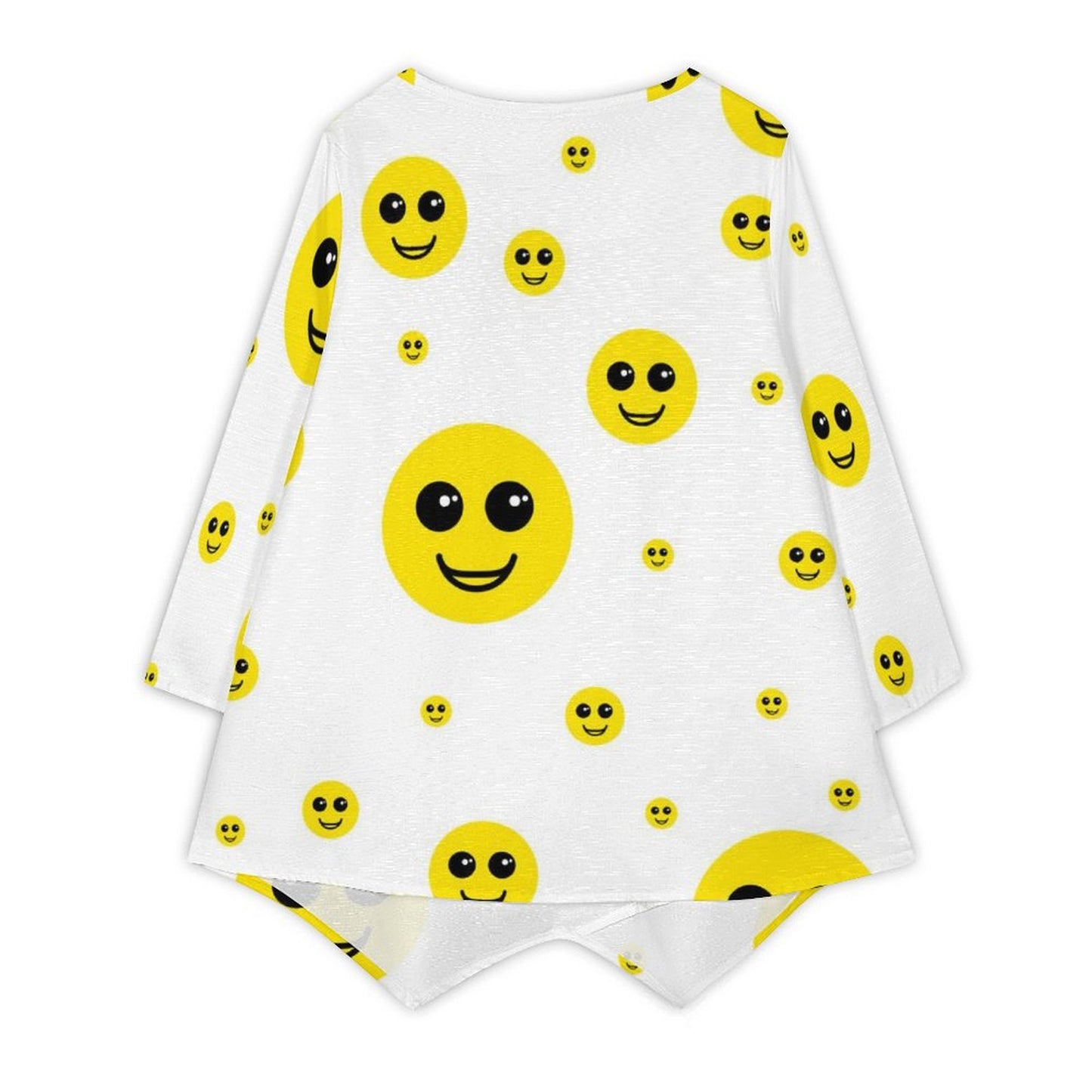 Smiley Women's Slub Long-Sleeve Top