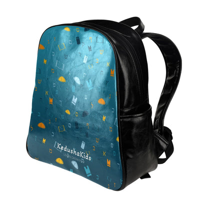 Mitzvah Boy Sky Blue Ambre Multi-Pockets Toddler Backpack (Model 1636)