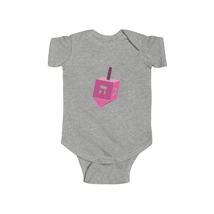 Pink Dreidel Infant Fine Jersey Bodysuit