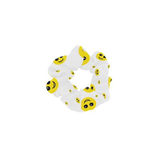 Smiley All Over Print Hair Scrunchie