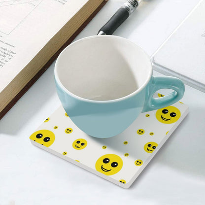 Ceramic Coasters (Square) Smiley Ceramic Coasters (Square)