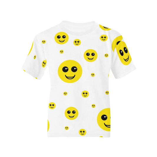 Smiley Kids' All Over Print T-shirt (Model T65)