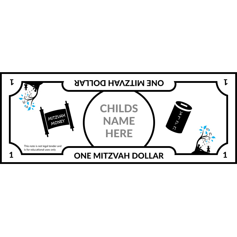 Mitzvah Dollars - Free Printable