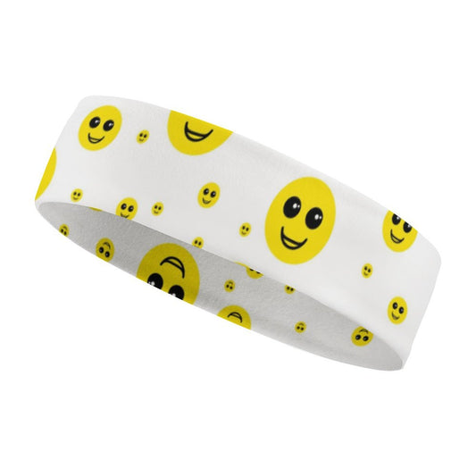 Smiley Sports Sweatband