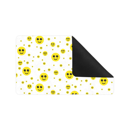 Smiley Doormat 30"x18" (Black Base)