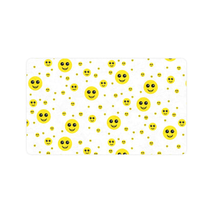 Smiley Doormat 30"x18" (Black Base)