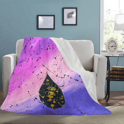 Black Flame - by Chana Ultra-Soft Micro Fleece Blanket 70''x80''