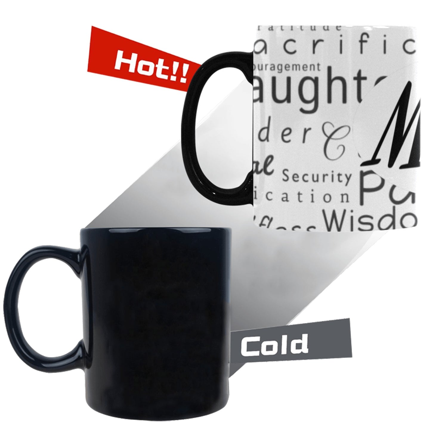 Mammy-WordArt Custom Morphing Mug (11oz)