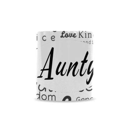 Aunty-WordArt Custom Morphing Mug (11oz)