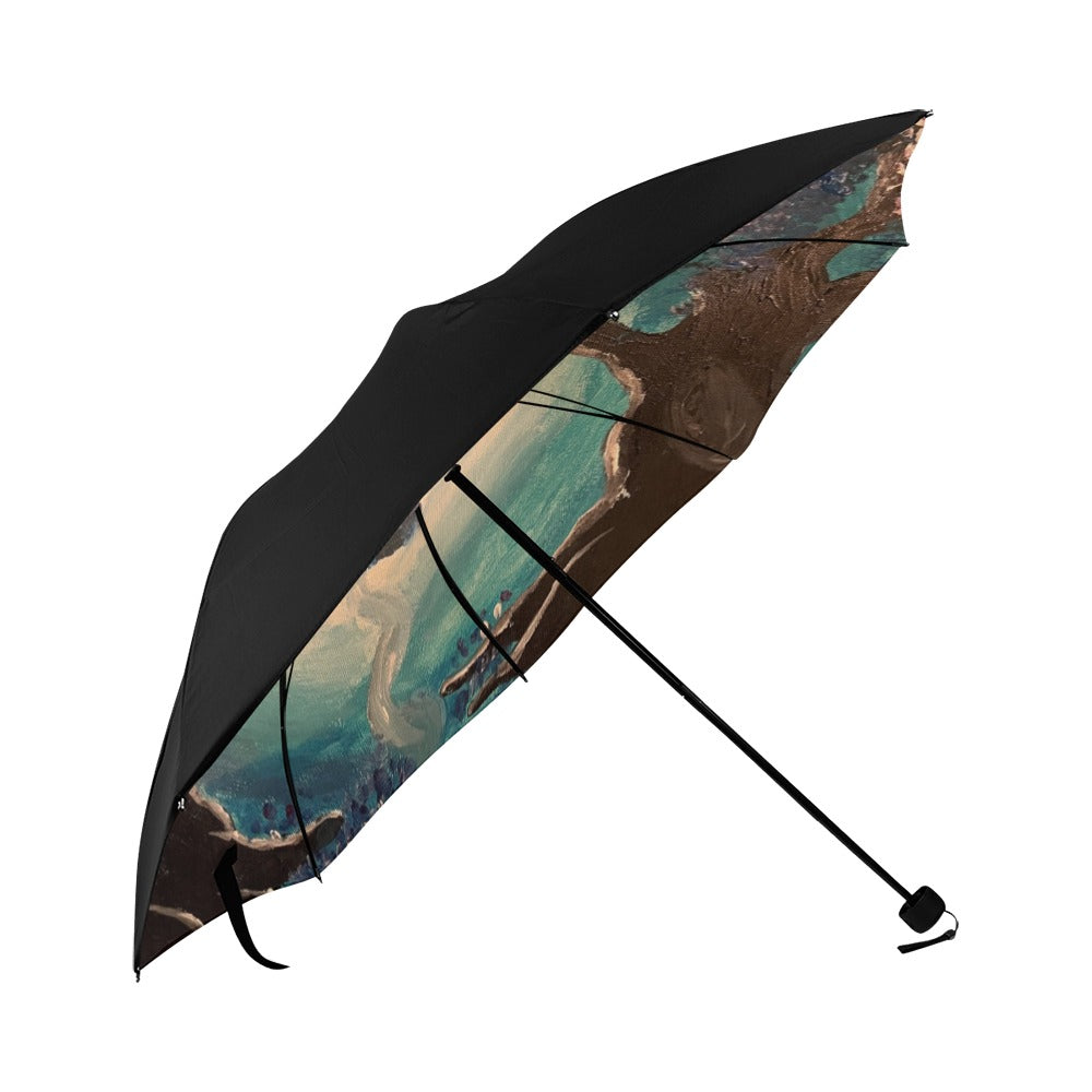 Kever Rochel Anti-UV Foldable Umbrella (Underside Printing) (U07)