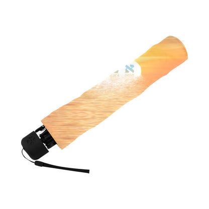 Sunrise Aleph Beis Gimmel Umbrella Anti-UV Foldable Umbrella (Underside Printing)