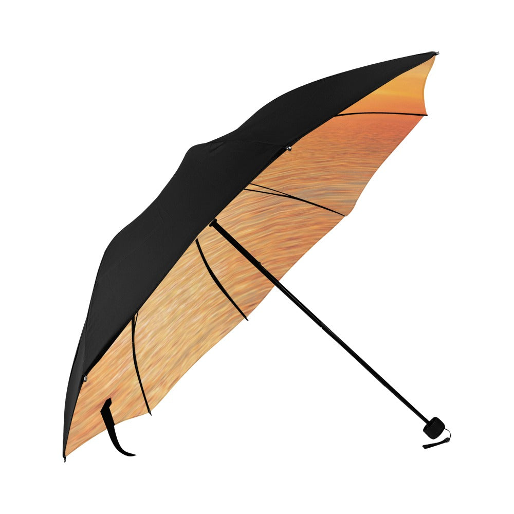 Sunrise Aleph Beis Gimmel Umbrella Anti-UV Foldable Umbrella (Underside Printing)