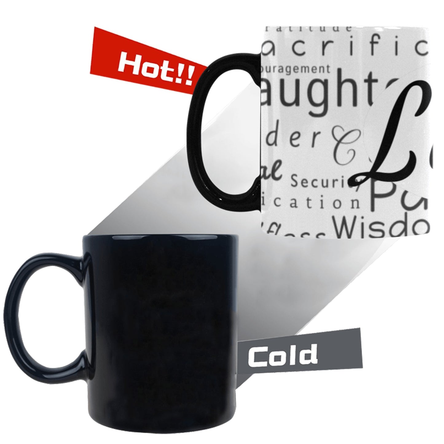 Lil Bro-WordArt Custom Morphing Mug (11oz)