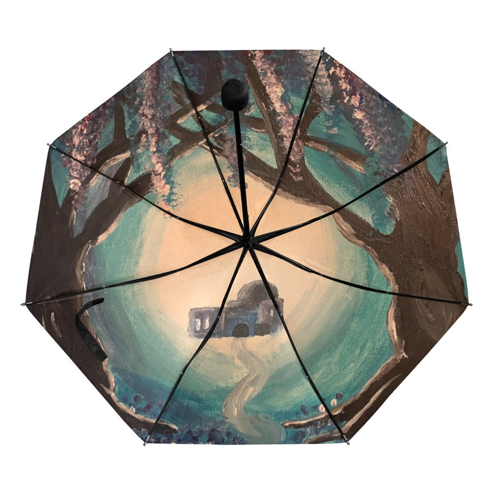 Kever Rochel Anti-UV Foldable Umbrella (Underside Printing) (U07)