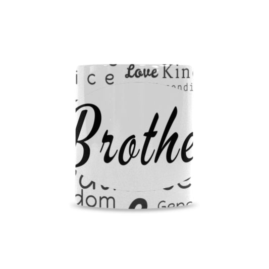 Brother-WordArt Custom Morphing Mug (11oz)