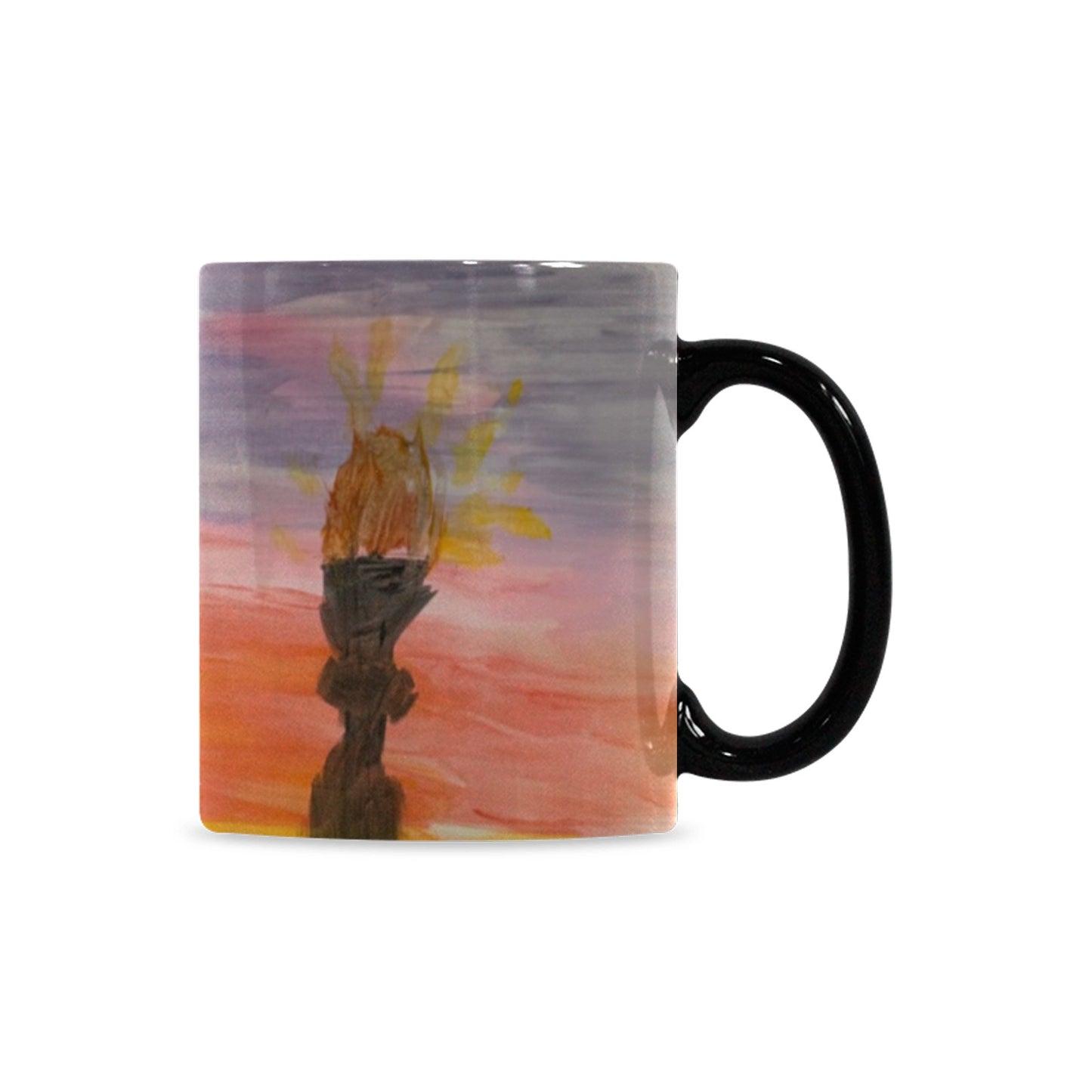 Shabbos Candles - by Alumah Custom Morphing Mug (11oz)