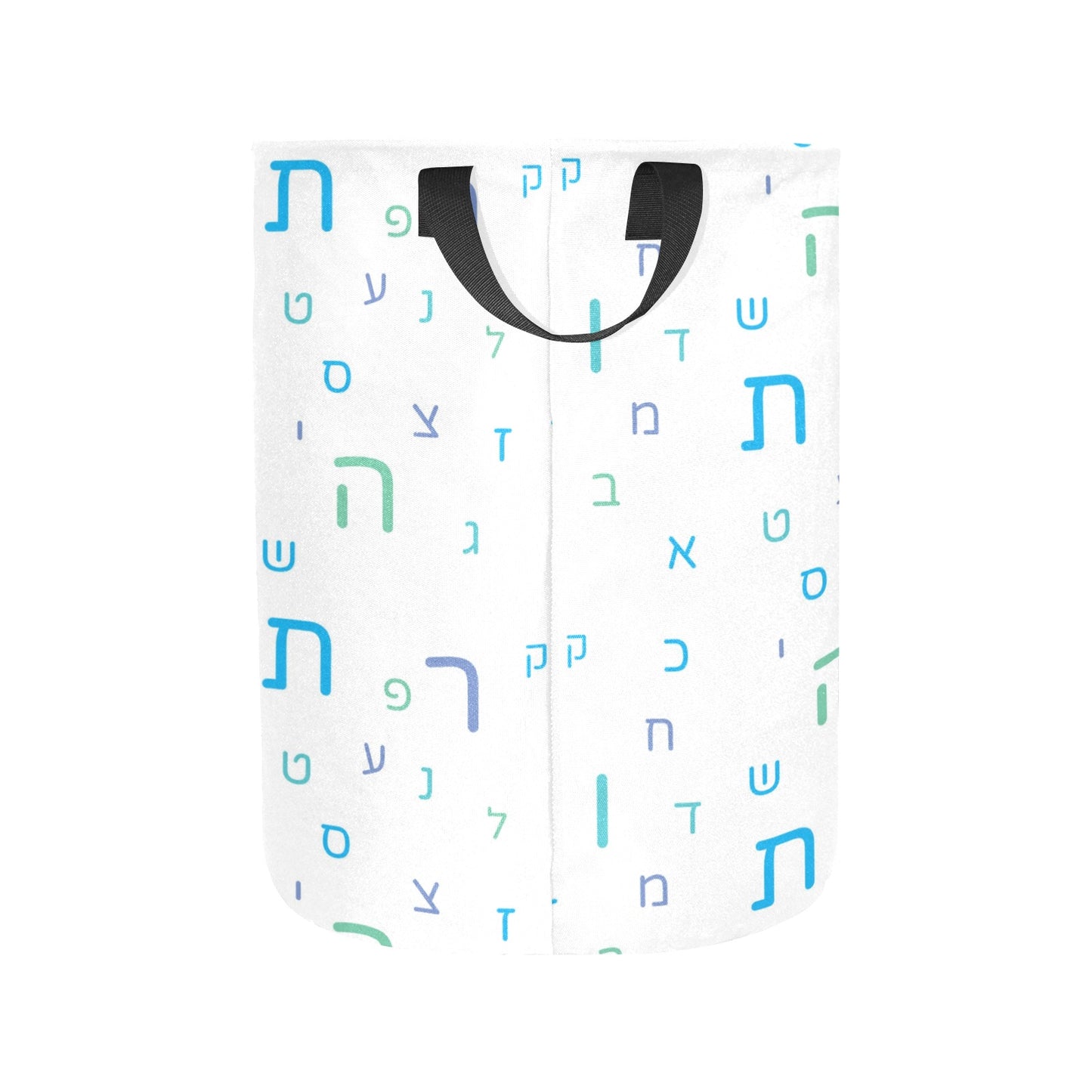 Light Blue Aleph Beis Laundry Bag (Large)