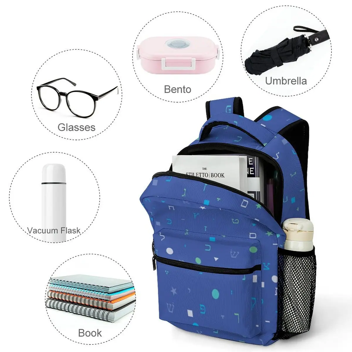 Aleph Beis and Shapes Backpack, photo 4
