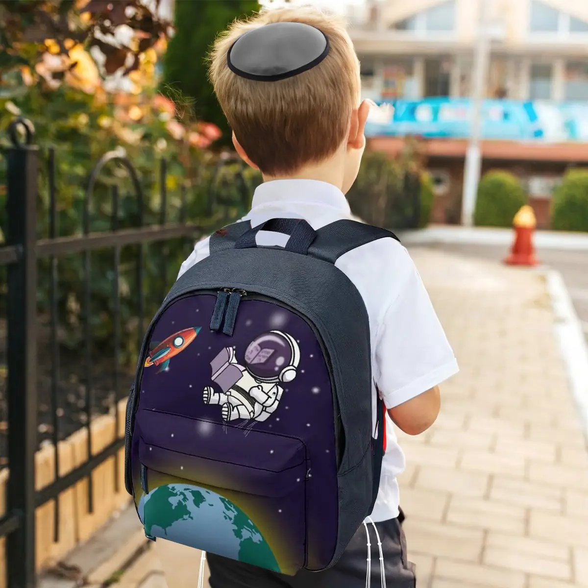 Astronaut Ari Simple Schoolbag, photo 6
