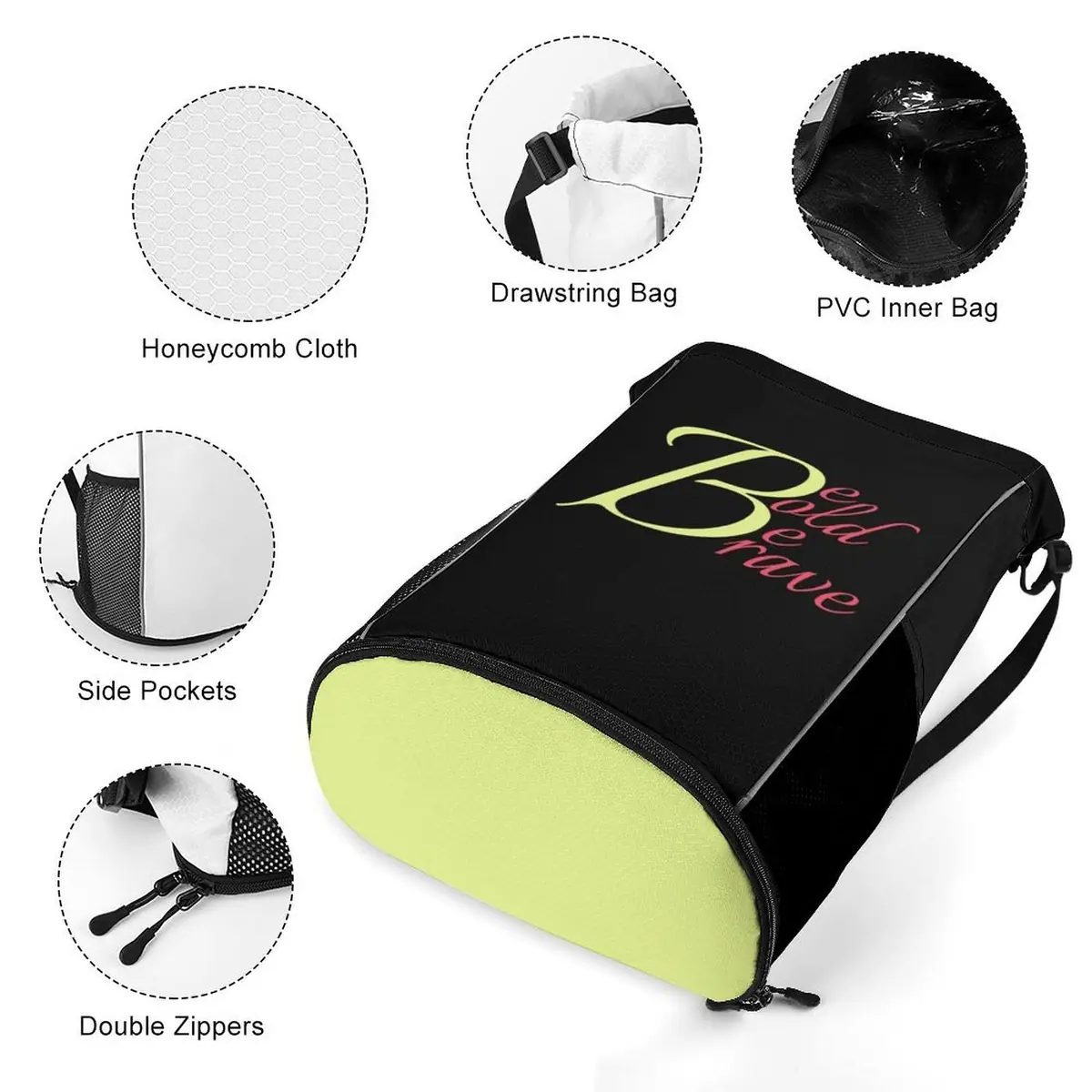 Be Bold Be Brave Honeycomb Camp Bag, photo 3