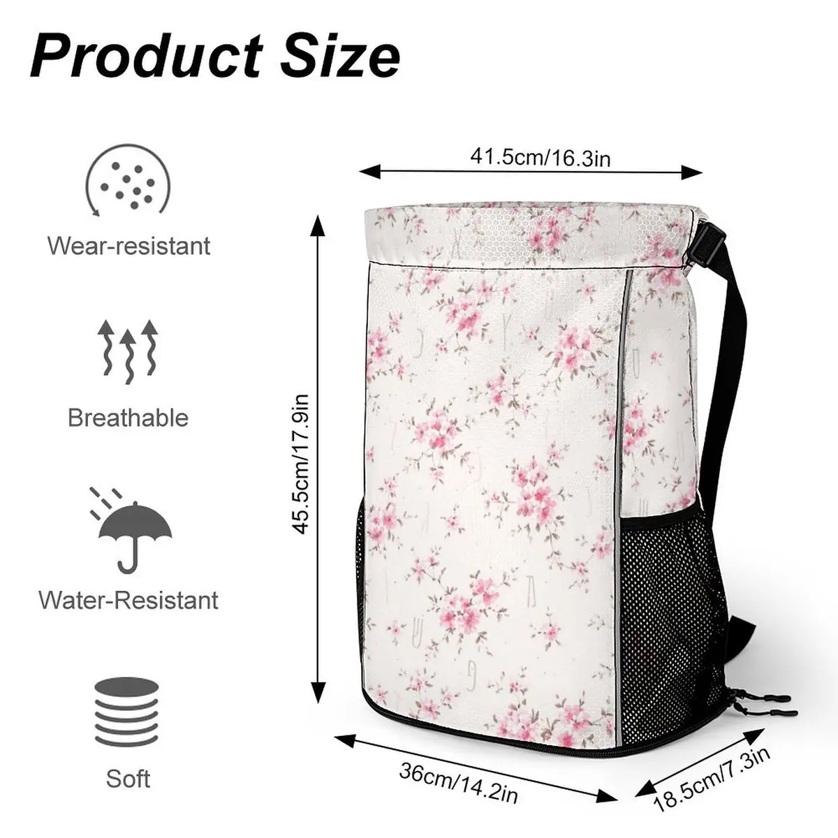 Pink Florals Honeycomb Camp Bag, photo 2
