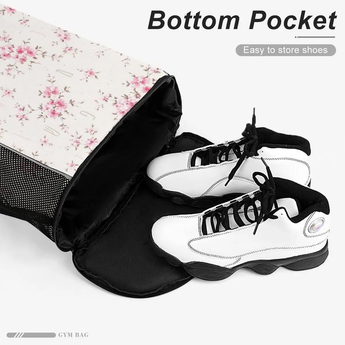 Pink Florals Honeycomb Camp Bag, photo 3