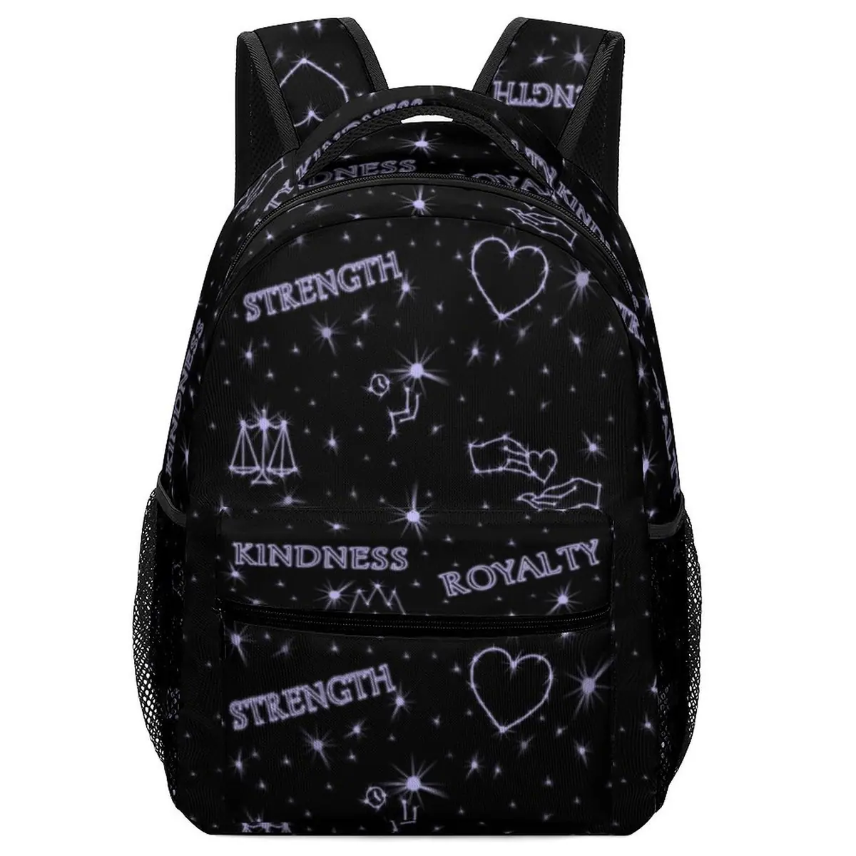 "Kindness • Strength • Royalty” Hebrew Values Backpack, photo 1