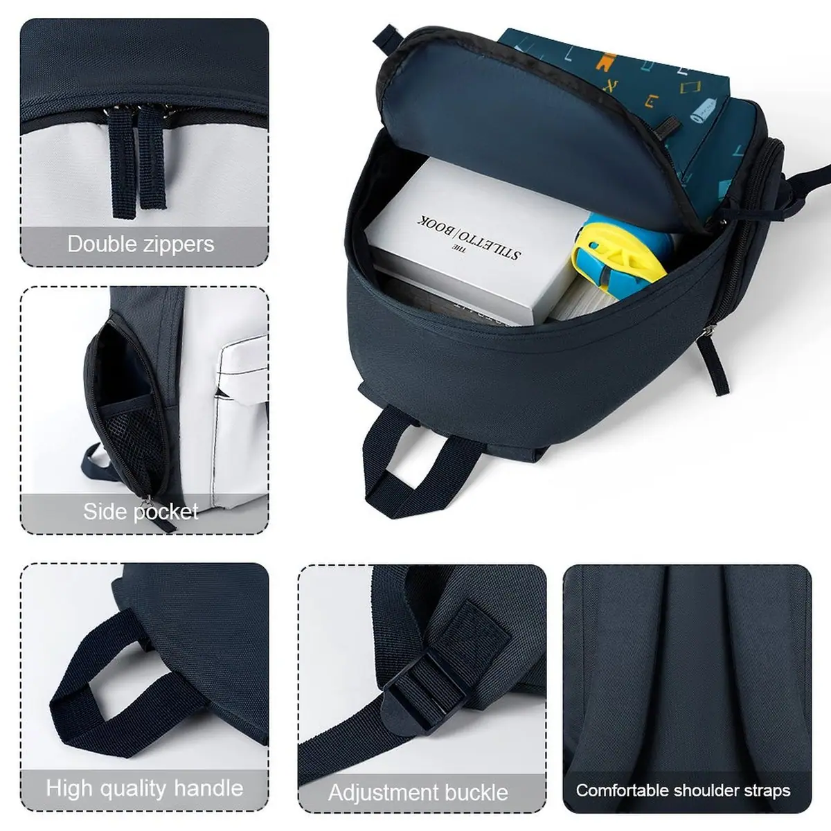 Mitzvah Boy Blue Toddler's Schoolbag, photo 5