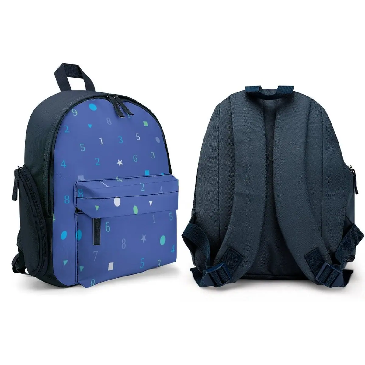 Numbers and Shapes Blue Schoolbag, photo 4